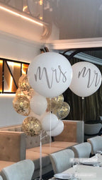 Mr Mrs Jumbo 36inch Helium Balloon