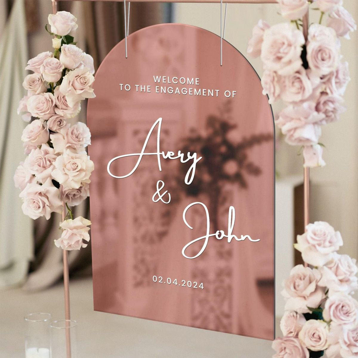 Wedding Welcome Signage - Acrylic/Artcard/Foamboard