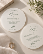 Wedding Vow Cards