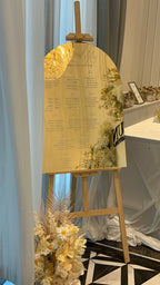 Wedding Seating Chart Signage - Acrylic/Artcard/Foamboard