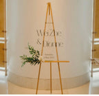 Wedding Welcome Signage - Acrylic/Artcard/Foamboard