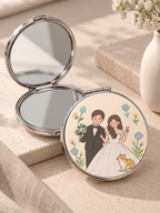 Wedding Compact Mirror Favour