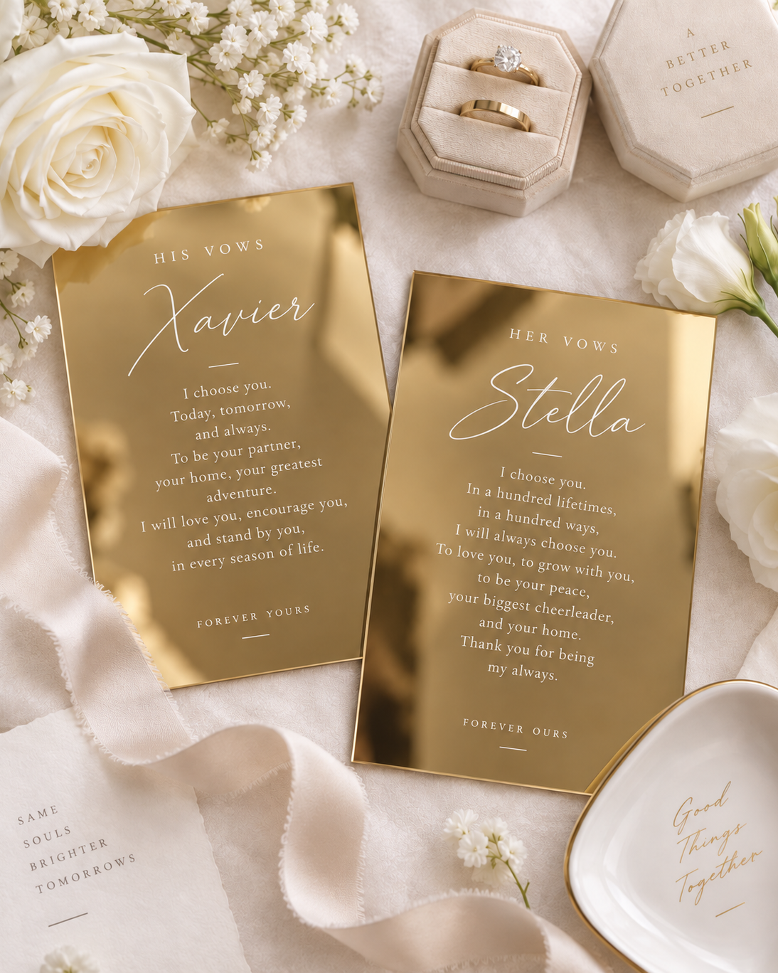 Wedding Vow Cards