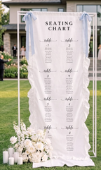 Wedding Seating Chart Signage - Fabric