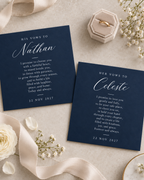 Wedding Vow Cards