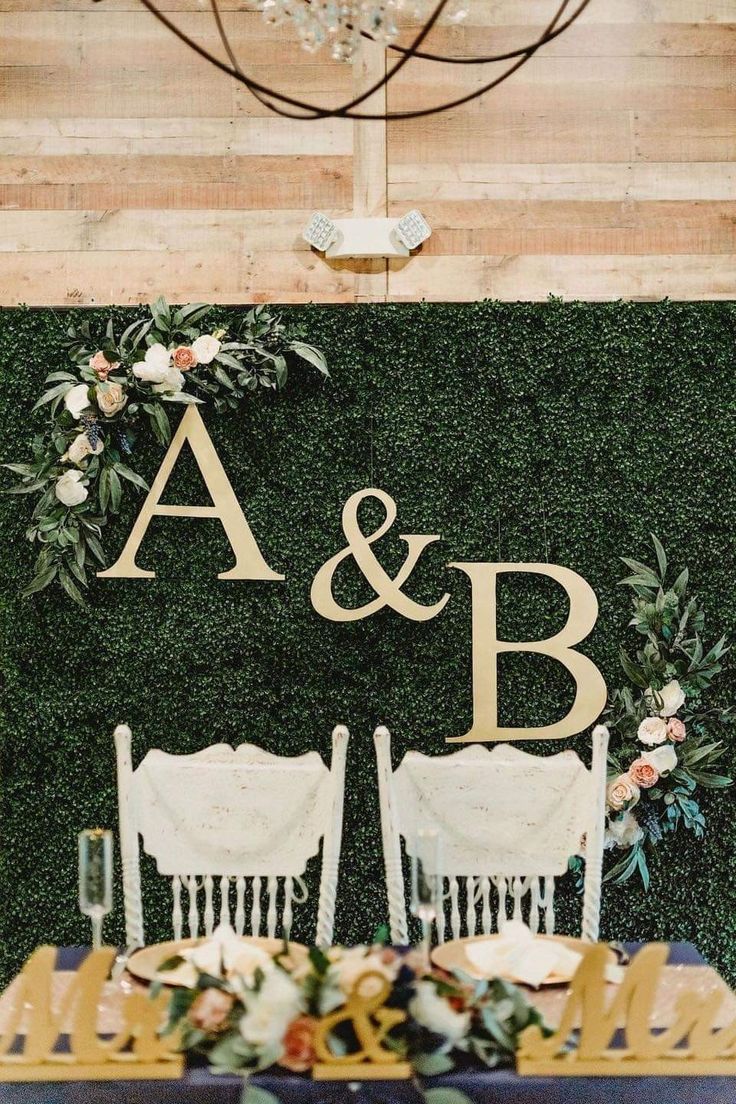 Wedding Backdrop Signage