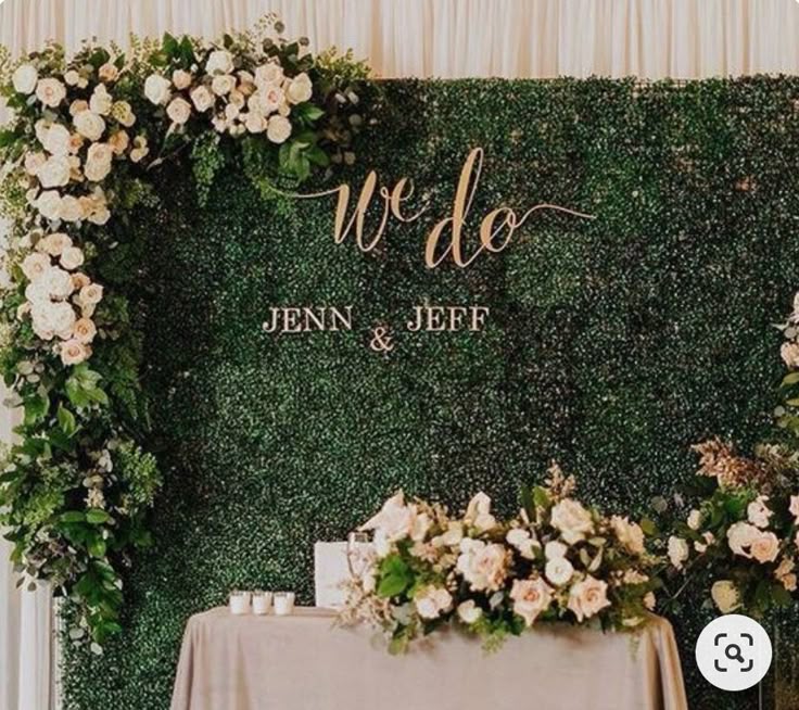 Wedding Backdrop Signage