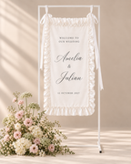Wedding Welcome Signage - Fabric