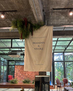 Wedding Welcome Signage - Fabric