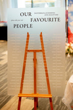 Wedding Seating Chart Signage - Acrylic/Artcard/Foamboard